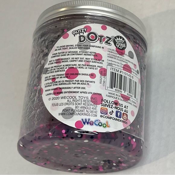 Glitzy Dotz Slime purple NWT. Sealed - Picture 2 of 8